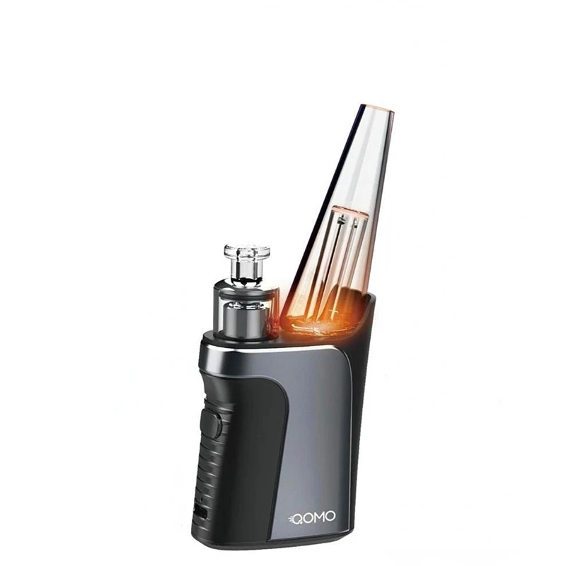 

Xmax Qomo E-rig Tiniest Wax Vaporizer 1350mah For Dab Rigs Kit Electronic Hookah Smoking Set