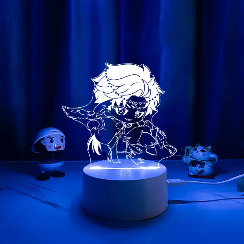 Любовь и глубокое пространство аниме Q Edition USB-подключаемая модель ночник