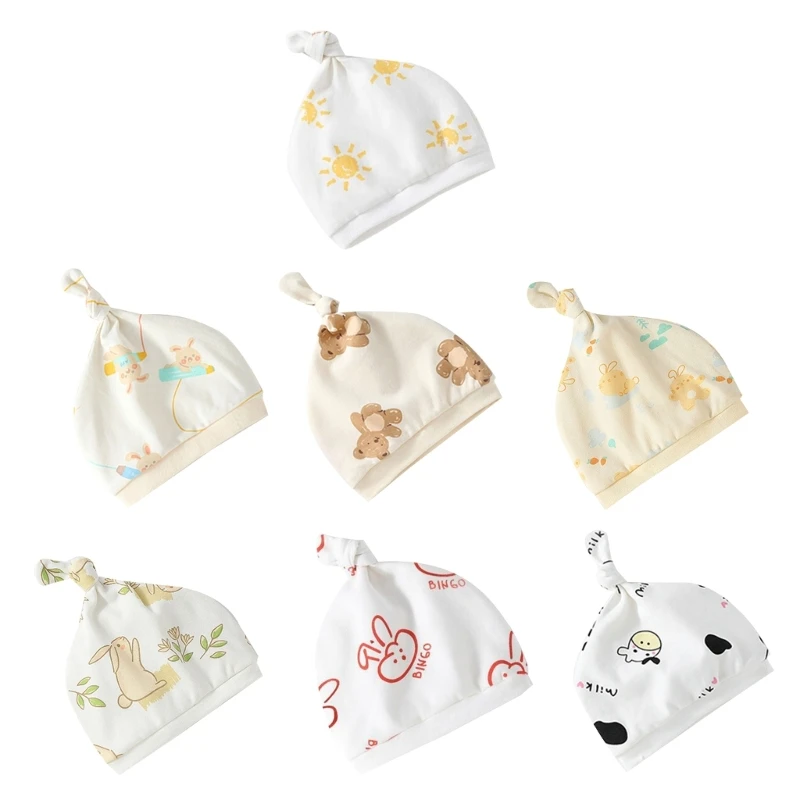 

C5AA Fashionable Baby Hat Cotton Beanie Nursing Cap Great for Indoor and Outdoor Use