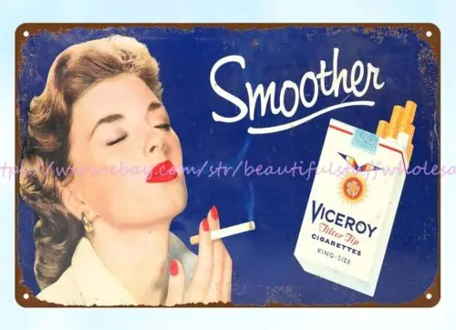 Сигареты viceroy табачный металлический жестяной знак мужская пещера настенное