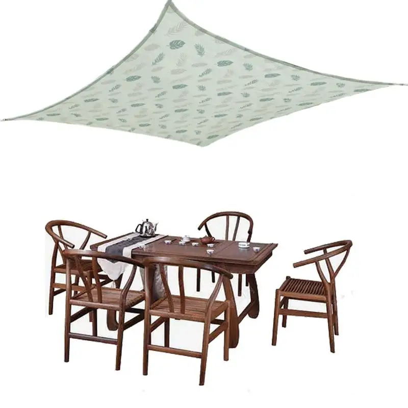 

Shade Cloth For Patio UV Blocking Sunshade Cloth With D-rings And Ropes Outdoor Canopy Awning For Shading Backyard Porch Lawn