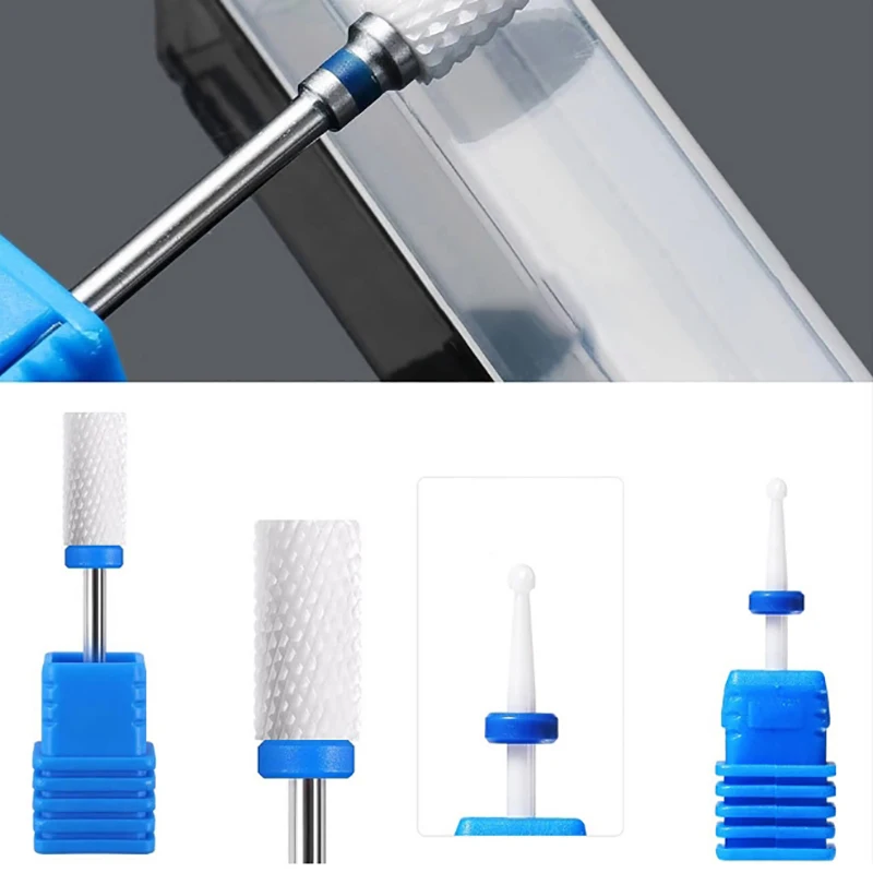 5 шт./компл. керамические сверла для ногтей электрической дрели инструменты