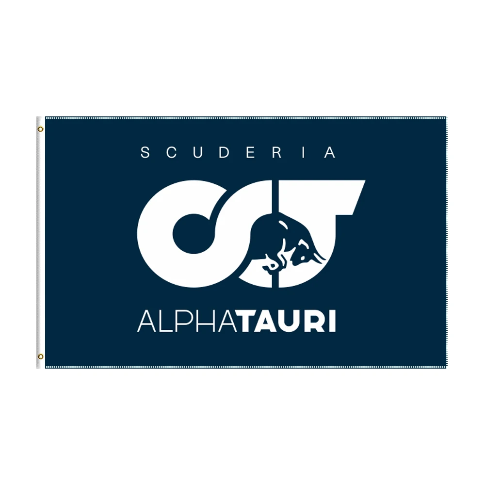 3x5 футов флаг альфа-таури Scuderia полиэстер Фотофон для украшения |