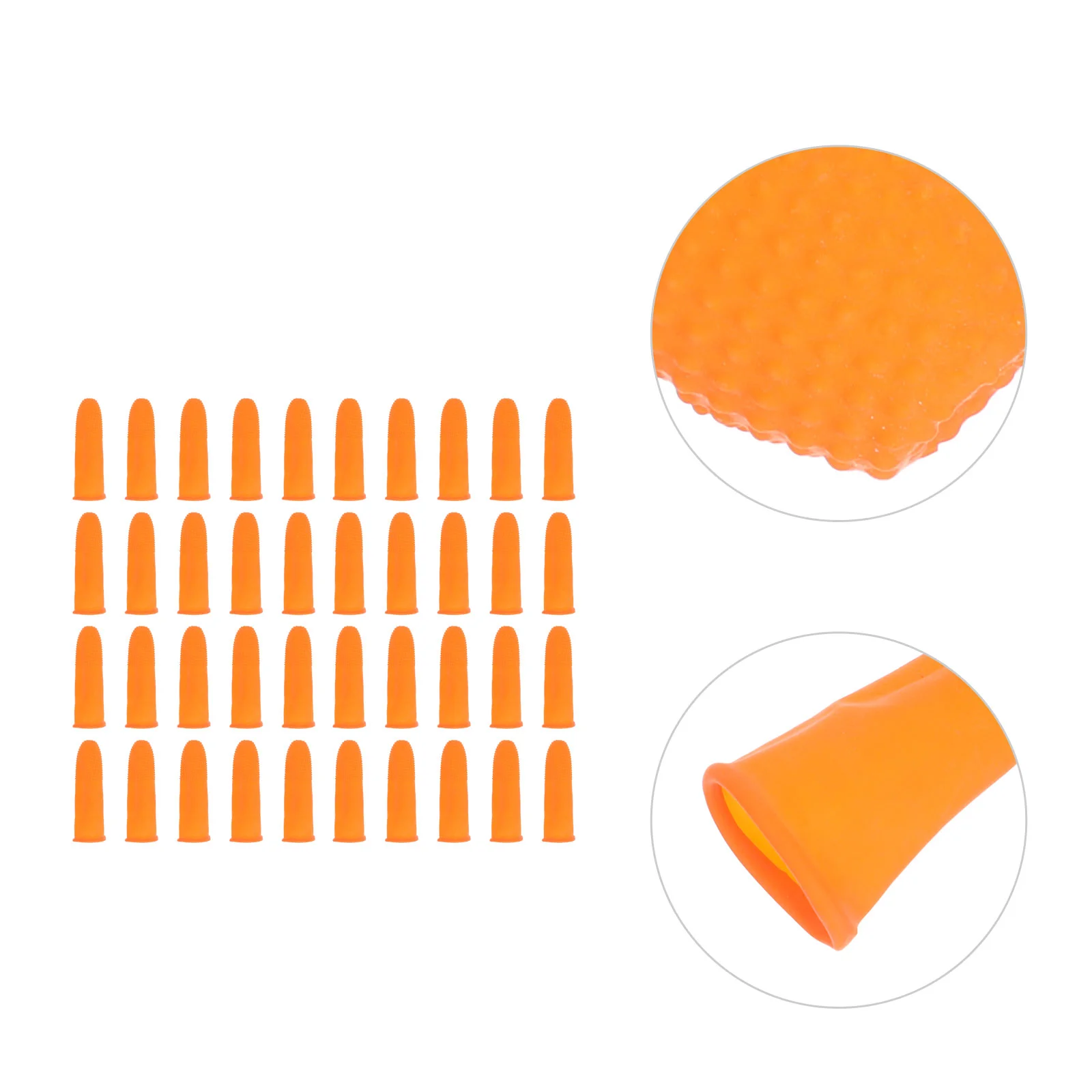 

100 шт., износостойкие латексные защитные накладки на пальцы для сельского хозяйства