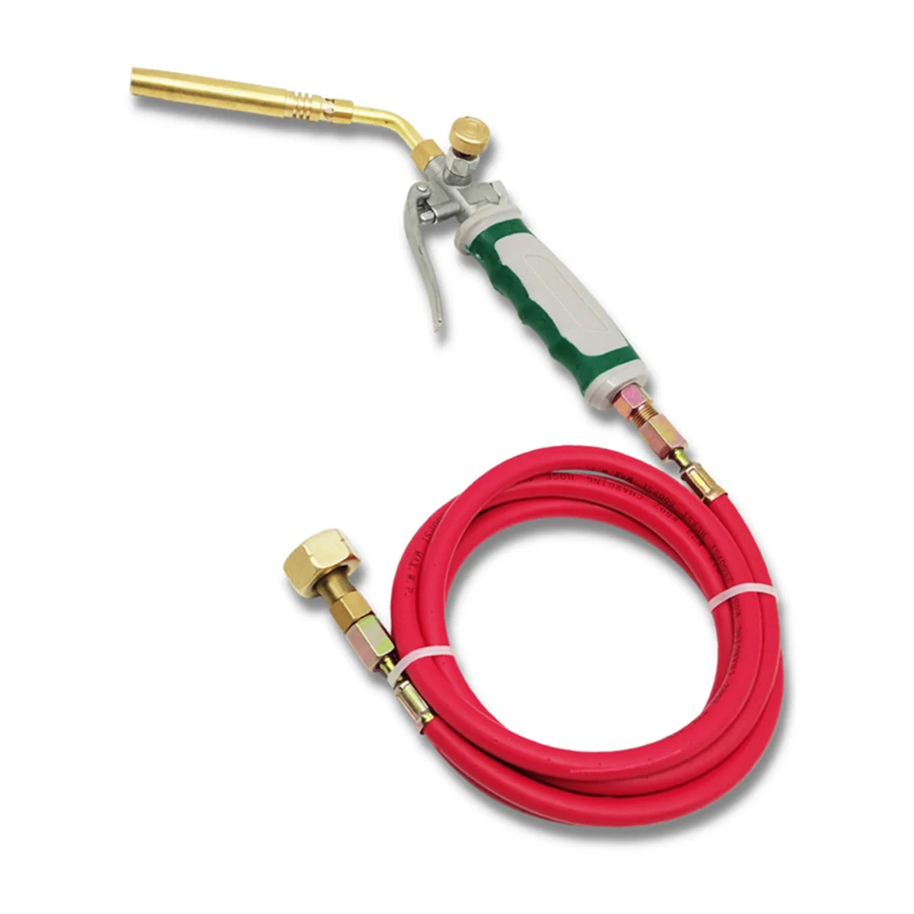 

1.6m Hose Liquefied Gas Welding Torch Household Gas Torch Gas Welding Torch Aluminum Tube High Temperature Welding Torch