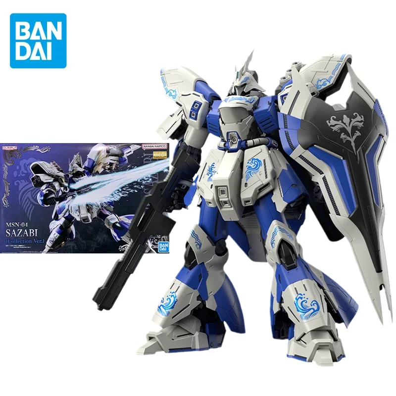 

Bandai Original GUNDAM Anime MG 1/100 MSN-04 SAZABI Collection Ver. Action Figure Assembly Model Toys Model Gifts for Children