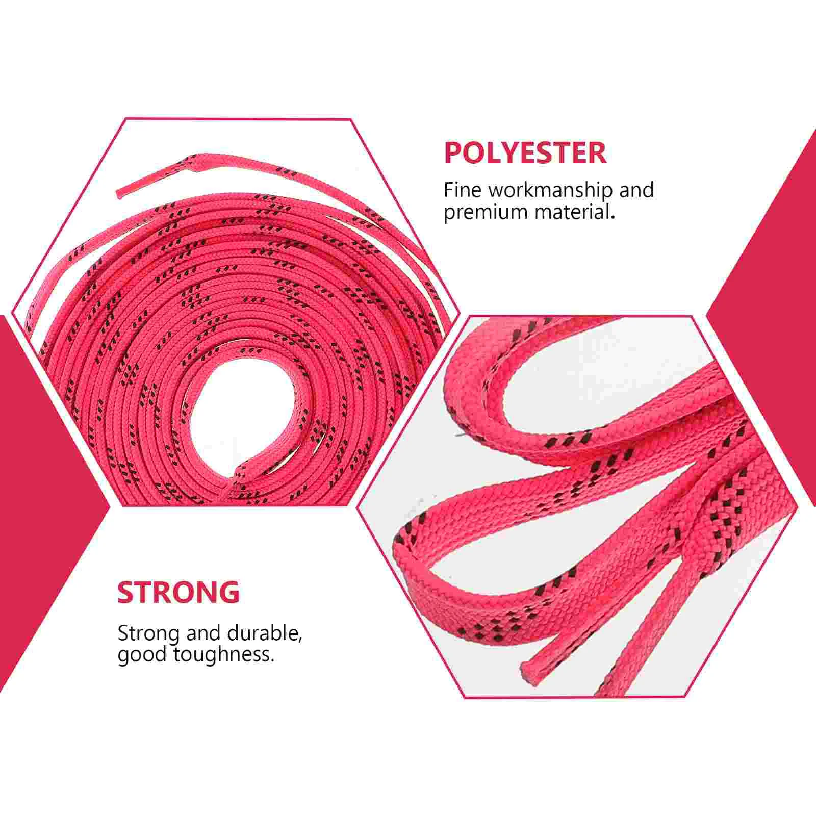 Skate Wax Laces Polyester Skates Ice Strappy Flats Sneakers Shoelace Roller Shoelaces Accessories Skating