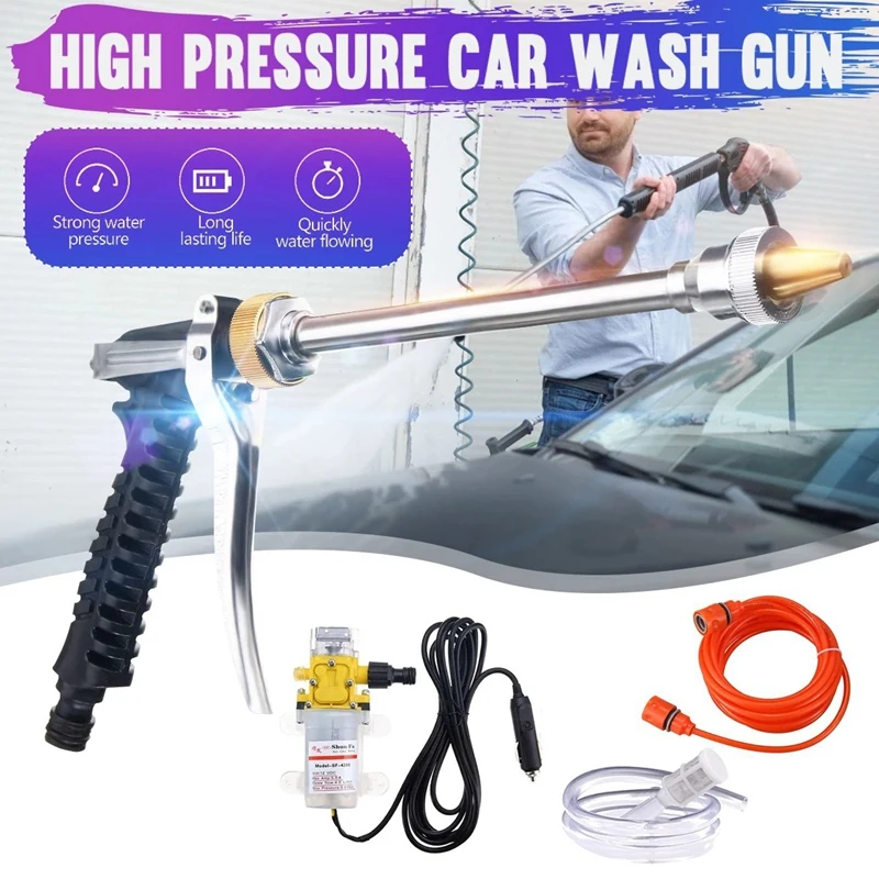 

12V 100W Car Washer-Guns Pump Car Sprayer High Pressure Cleaner Electric Cleaning Car Care Portable Washing Machine