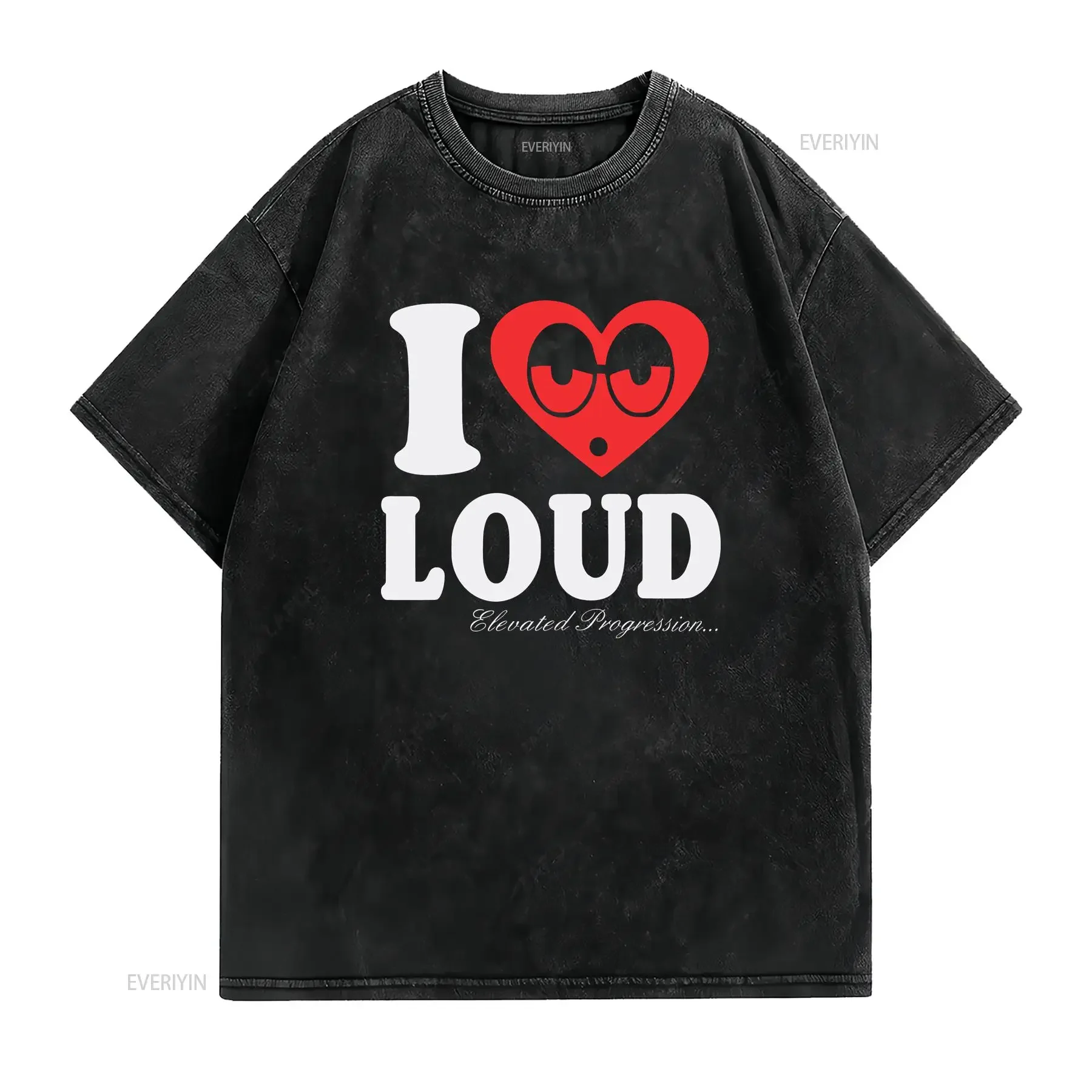 Фото Футболка I Heart Loud T Shirt Chief Keef, винтажная, стильная, уличная одежда, дизайнерская одежда унисекс, удобная мужская модная одежда, универсальная. №2