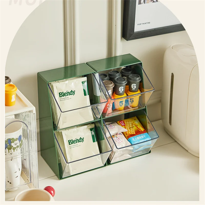

Tea Bag Storage Box Capsule Coffee Rack Sorting Box Sealed Storage Jar Tea Coffee Sugar Container Home Supplies