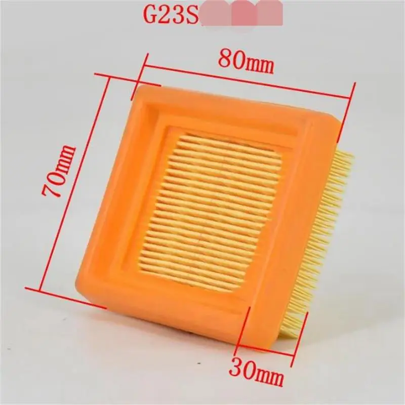 2 X G23S AIR FILTERS  FOR KAWAMACHI UCAGNH G23 HEDGE TRIMMER POLE SAW PRUNER PAPER CLEANER FREE SHIPPING