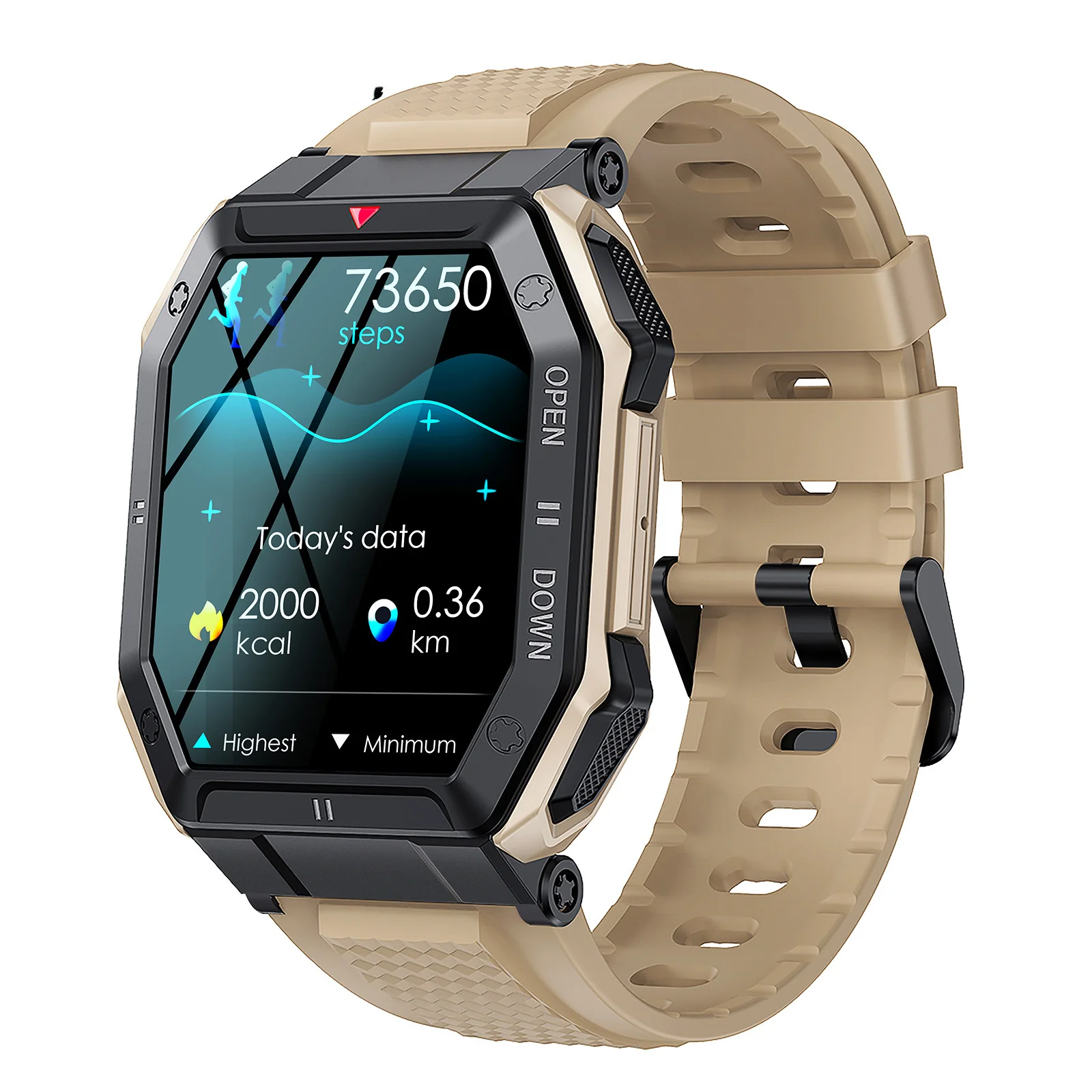 

2023 Sports watches 350mah smart watch Men s Bluetooth call fitness is applicableto Android phone 185 Sale Free shipping Fashion