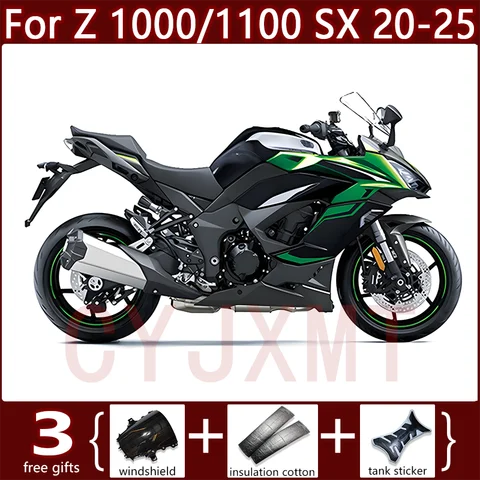 Новый комплект обтекателей для мотоцикла Kawasaki Z1000SX 2020 2021 2022 2023 2024 2025 Обтекатели Ninja Z 1000 1100 SX 20-25 Корпус кузова