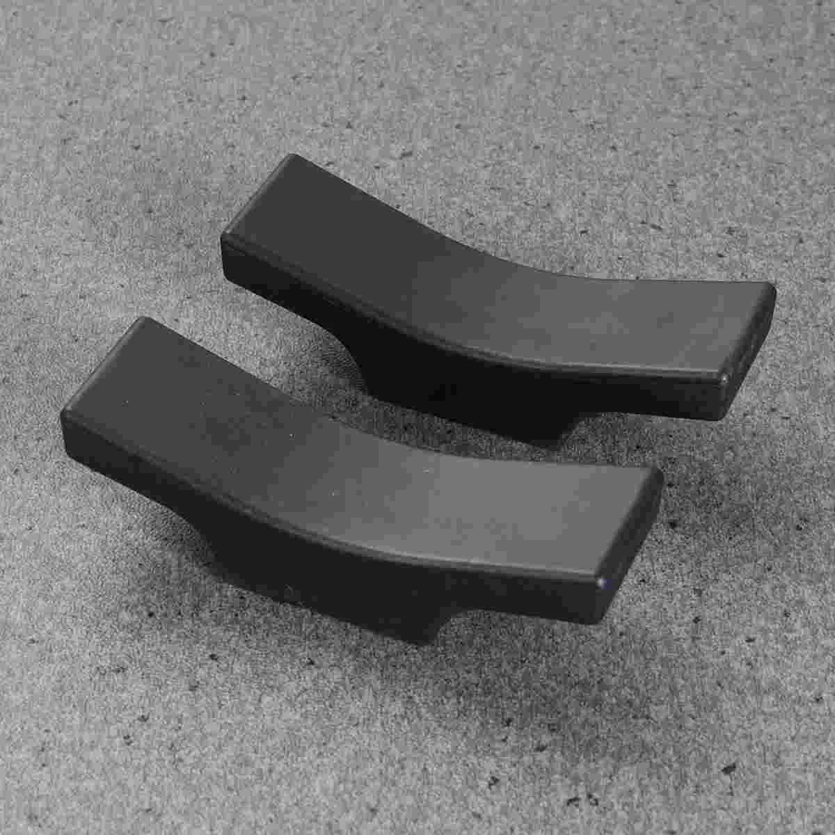 

8PCS Alloy Chopstick Holder Creative Spoon Rack Fork Stand Table Supplies (Black)