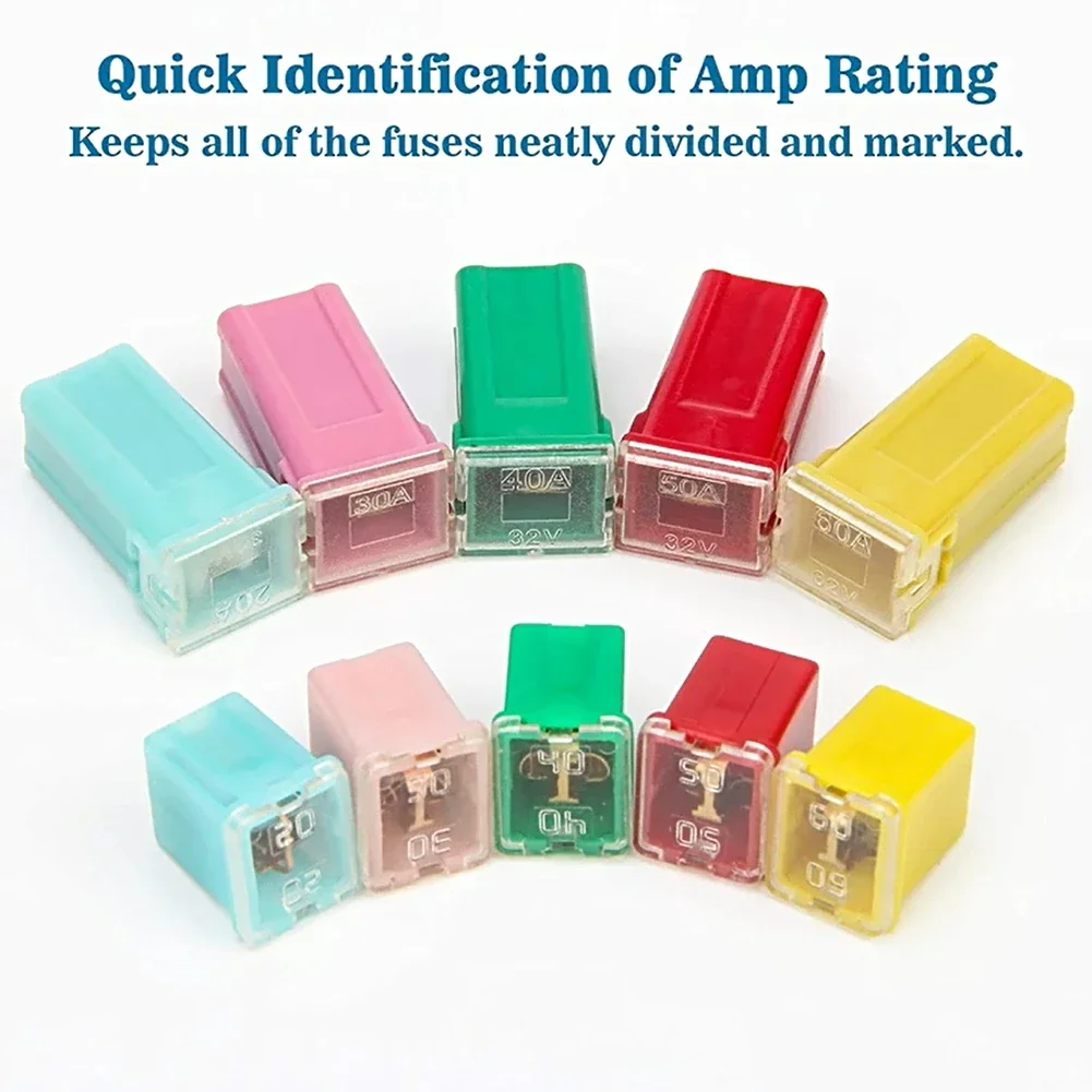Пластиковая коробка Предохранитель Автомобильный предохранитель 20 шт.