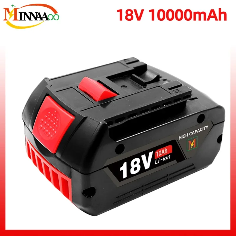 

NEW For BOSCH Authentic 18V 10AH LITHIUM-ION BATTERY GBA 18V 10AH 18V Professional GBA GSR GSB BAT618 BAT609 w/Fuel Guage