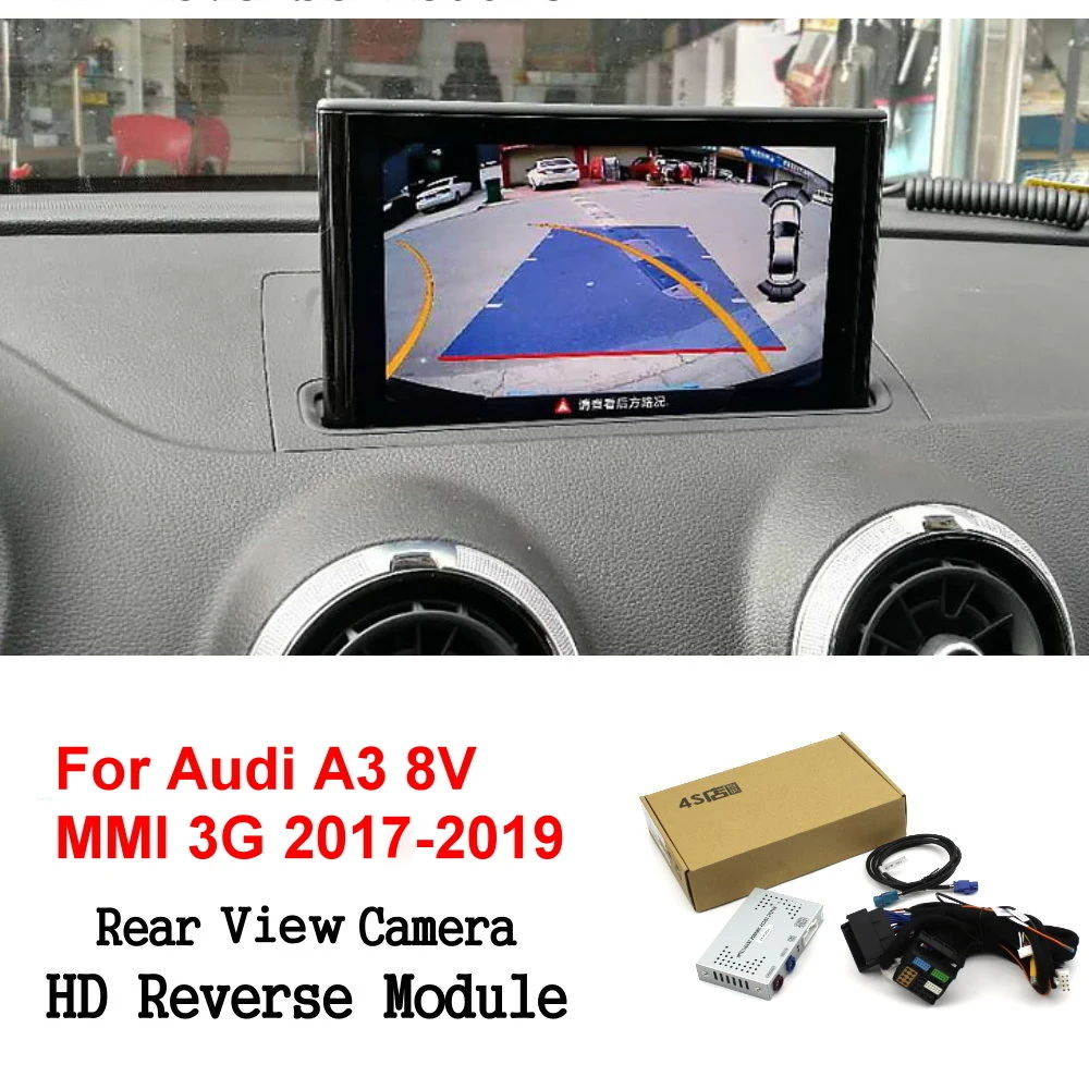 

Reversing Camera For Audi A3 8V 2017 2018 2019 2020 Interface Adapter Backup Parking Rear Camera Display Improve Decoder