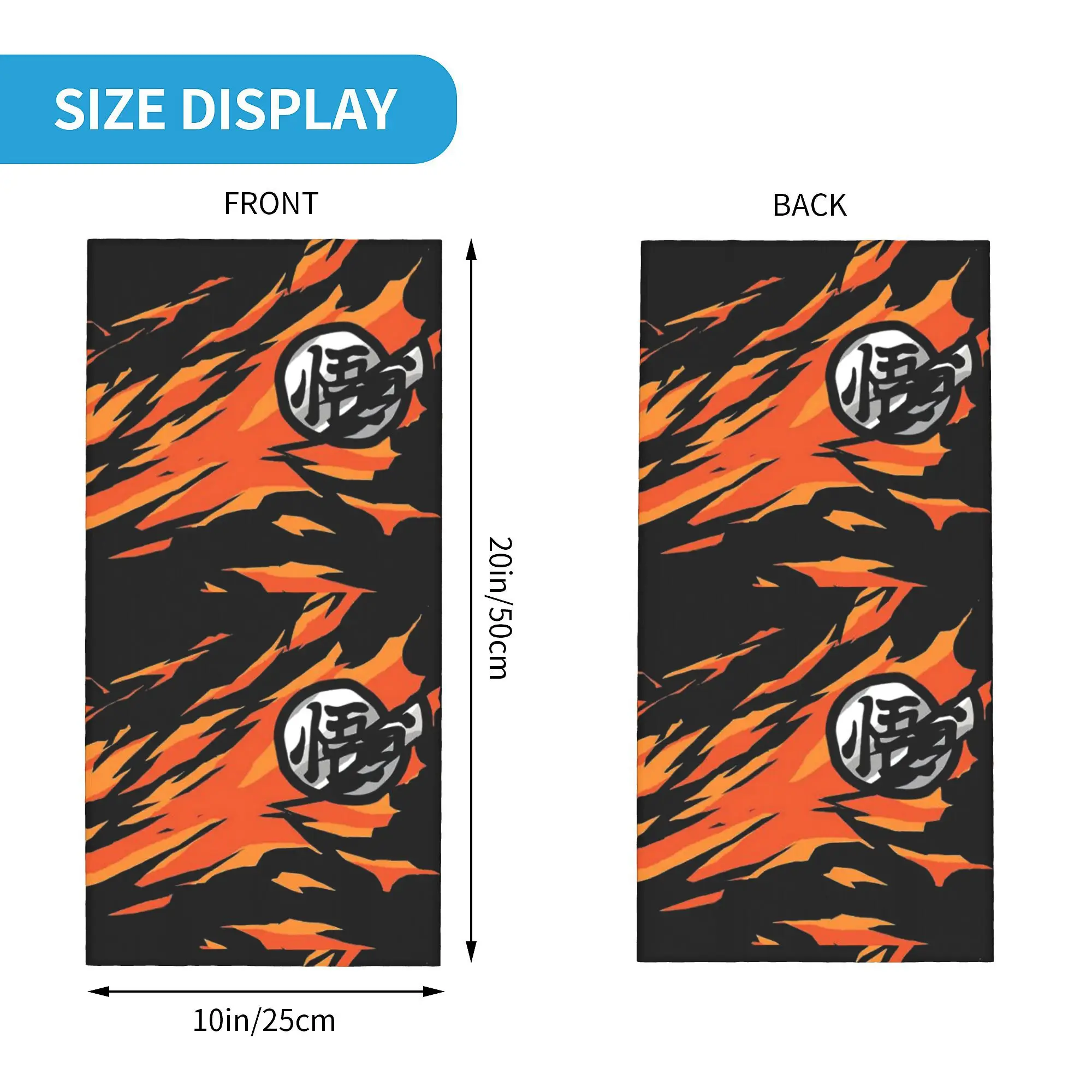 Son Goku Dragon Ball Z бандана на шею гетры с принтом Vegeta DBZ шарф теплый головной убор для