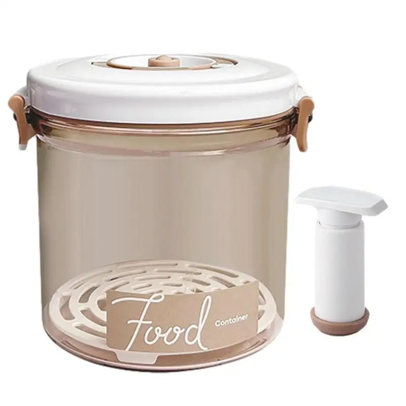 Vacuum Food Containers Leakproof Airtight Waterproof Storage Holder With Pump Microwave Safe Stackable Food Holder Reusable