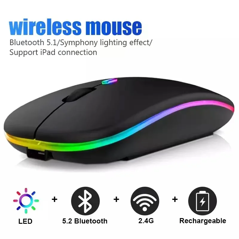 Bluetooth USB Беспроводная мышь Magic 2 бесшумный лазерный эргономичный дизайн сенсорный