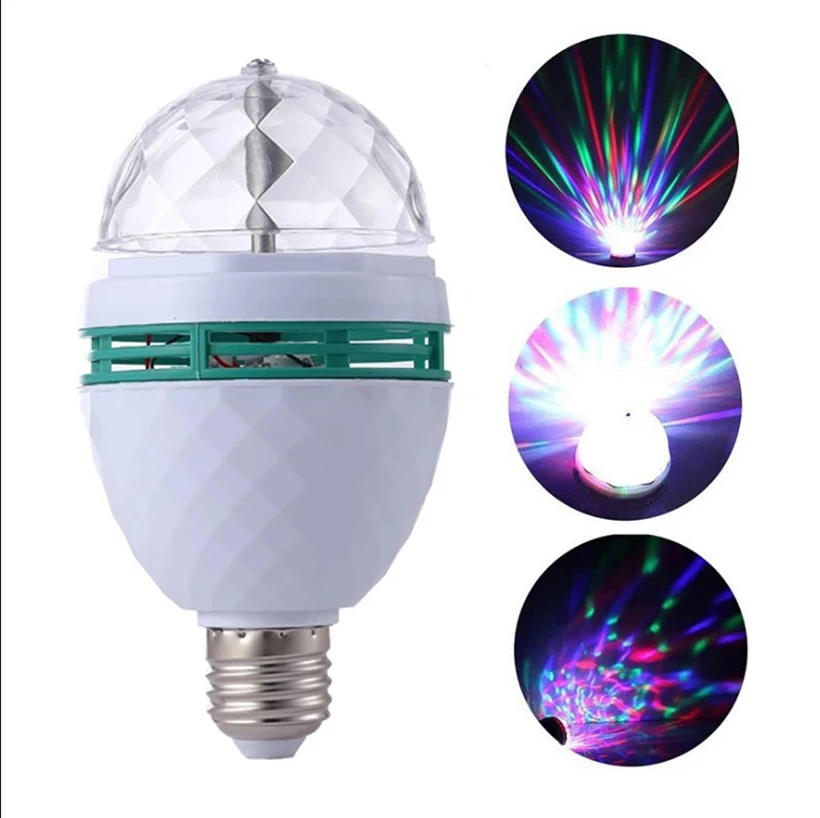 

Мини-USB RGB-светильник, цветной волшебный шар, портативный вращающийся проектор, светильник щение сцены, KTV-бар, RGB-Шариковая лампа
