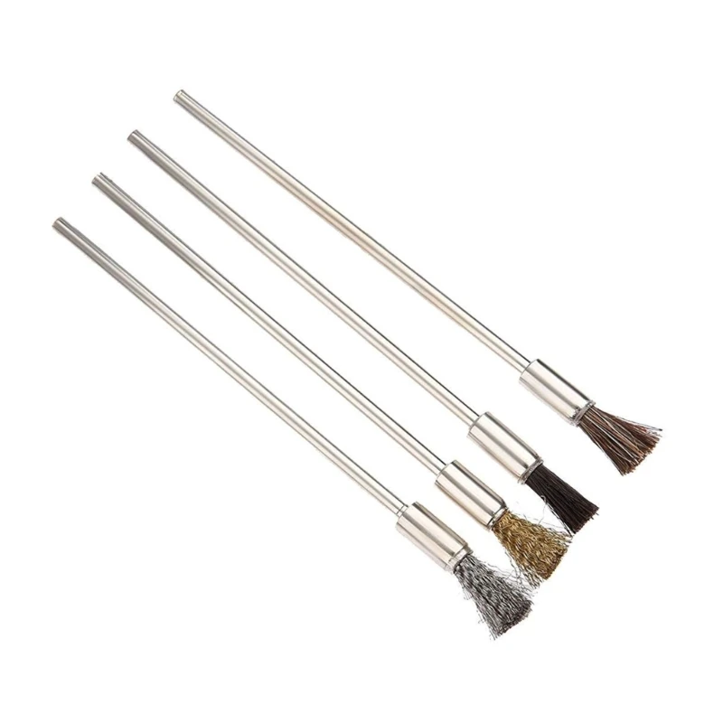

Brass Brush Steel Wire Brushes Drill Rotary Tools Metal Rust Removal