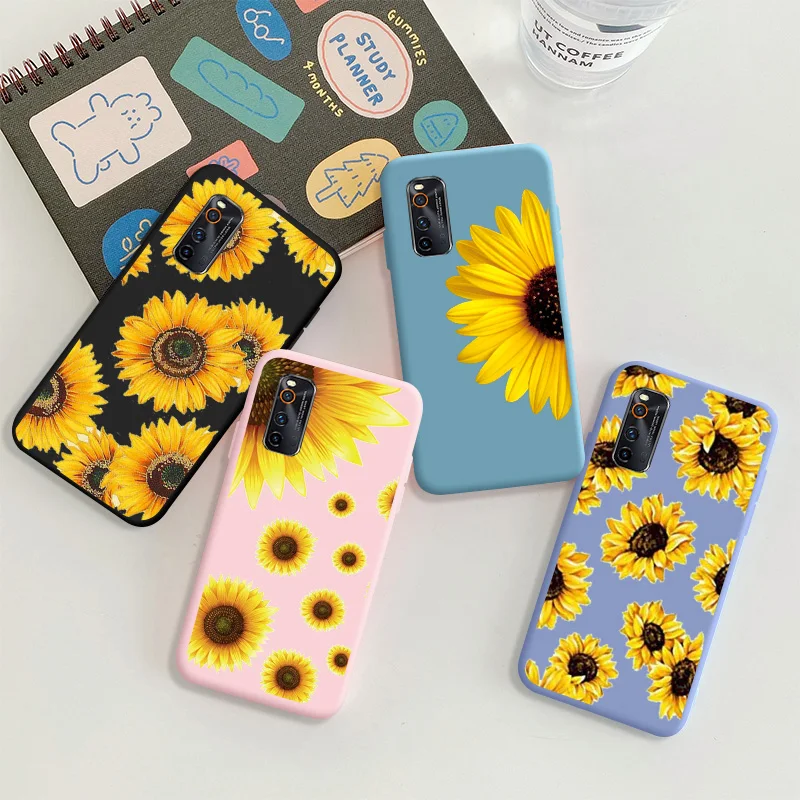 

Chrysanthemum For VIVO IQOO Z1 5G Protective Shell Silicone Soft Shell Phone Case Candy Casing Case Fashion Silicone