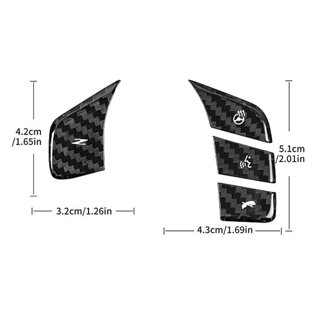 

Brand New Control Button Button Cover For Corvette C8 20-2023 Steering Wheel Button Cover Car Accessories Car Sticker