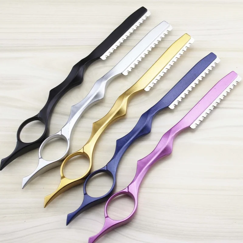 

Professional 2 In 1 Hair Scissors Cutting Barber Razor Haircut Thinning Shears Styling Tools Hairdressing Scissors