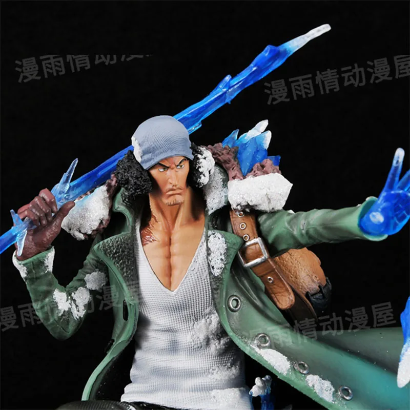 Фигурка Gk One Piece Аниме 30 см Aokiji Kuzan ПВХ 2 Головки Руки Коллекция Украшение Комнаты