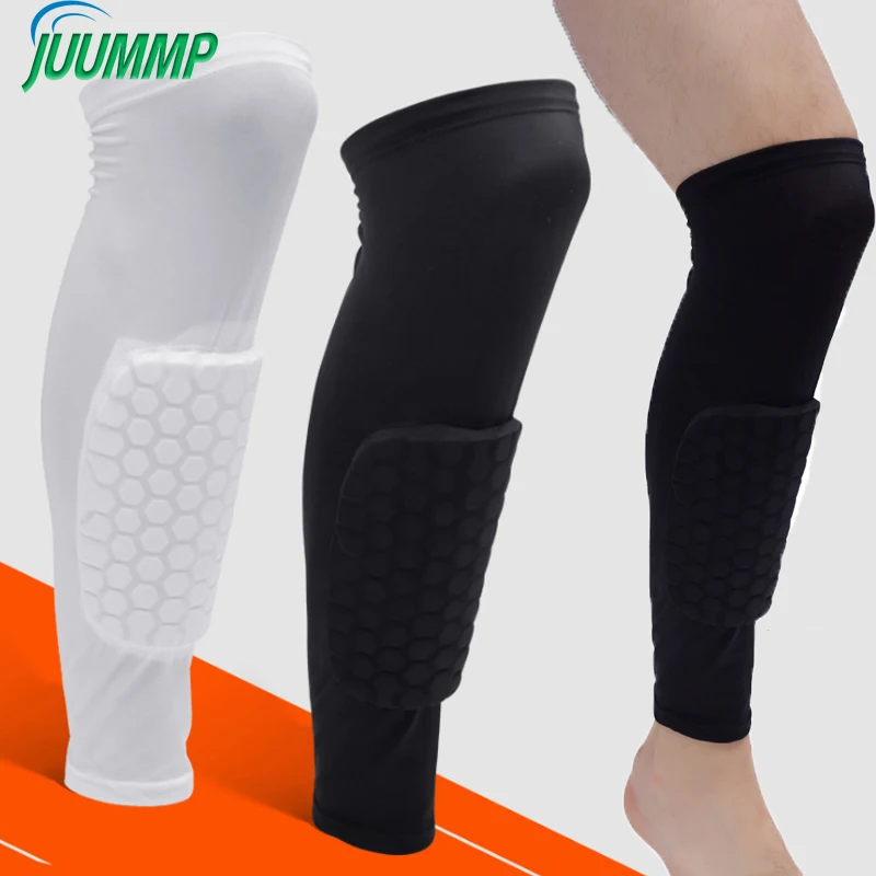 

1Pcs Leg Support Pads Honeycomb Compression Calf Sleeve Protector Gear Knee Pads Crashproof Antislip For Basketball,Football,Run