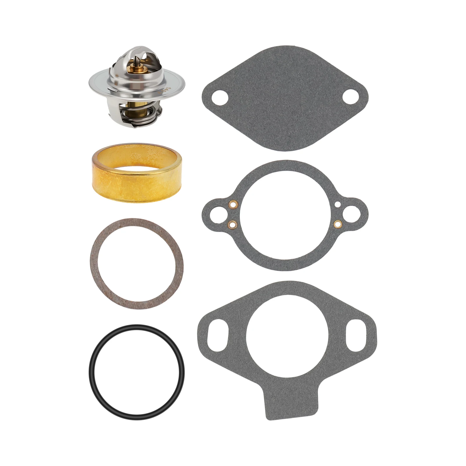 

18-3668 807252Q4 Подходит для Mercruiser 5.0L 5.7L 7.4L V8 140 ° Комплект термостата 83-95