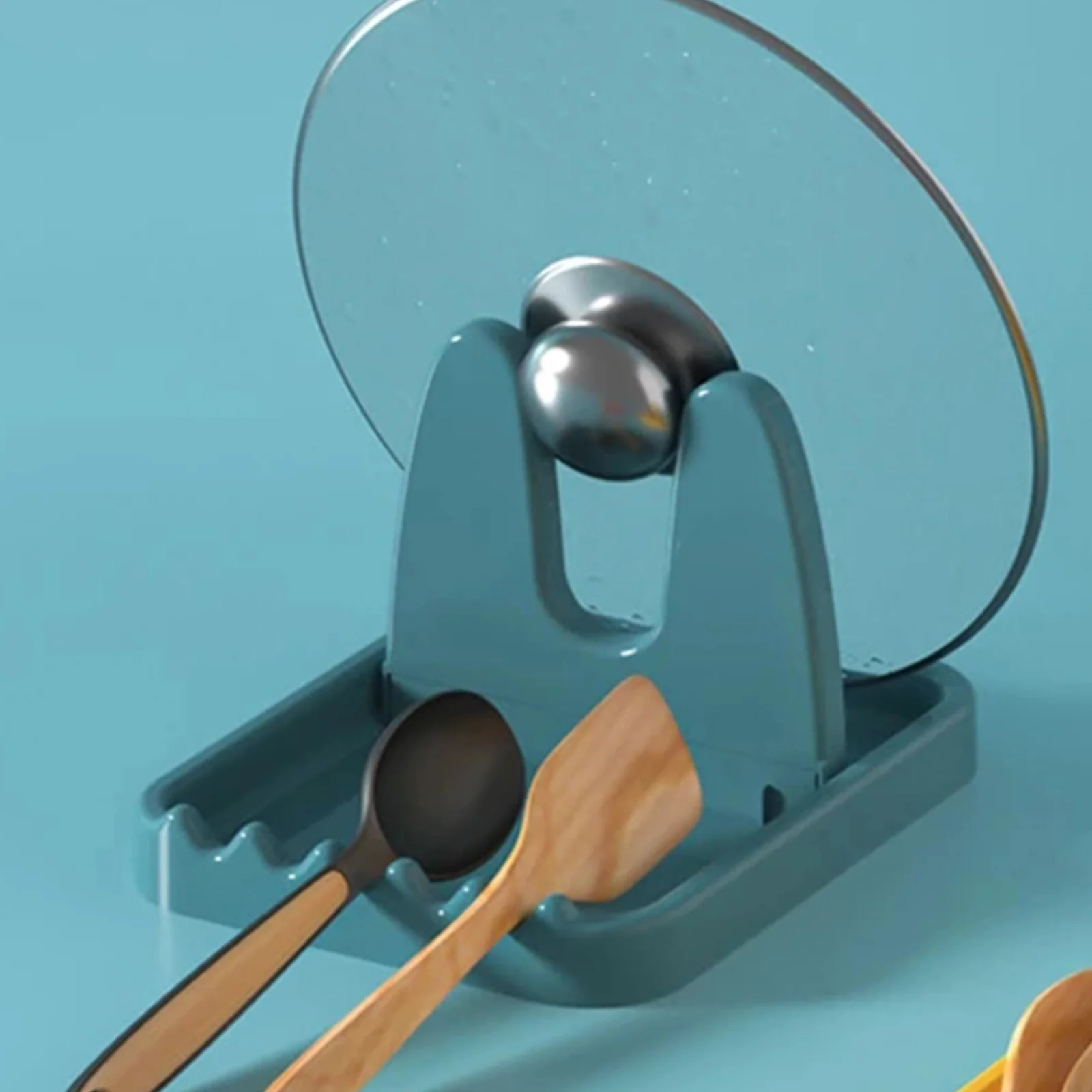 

Spoon Rest Creative Plastic Pot Lid Rack Household Multi Function Kitchen Storage Utensils Soup Spoon Spatula Tableware Storage