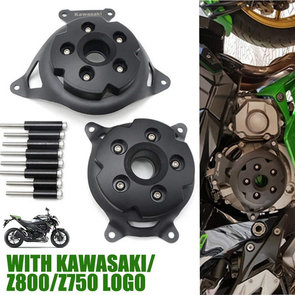 

For Kawasaki Z800 Z750 Z-800 ZR-700 2013 - 2020 Motorcycle Accessories Engine Guard Protector Shield Engine Stator Cover Slider