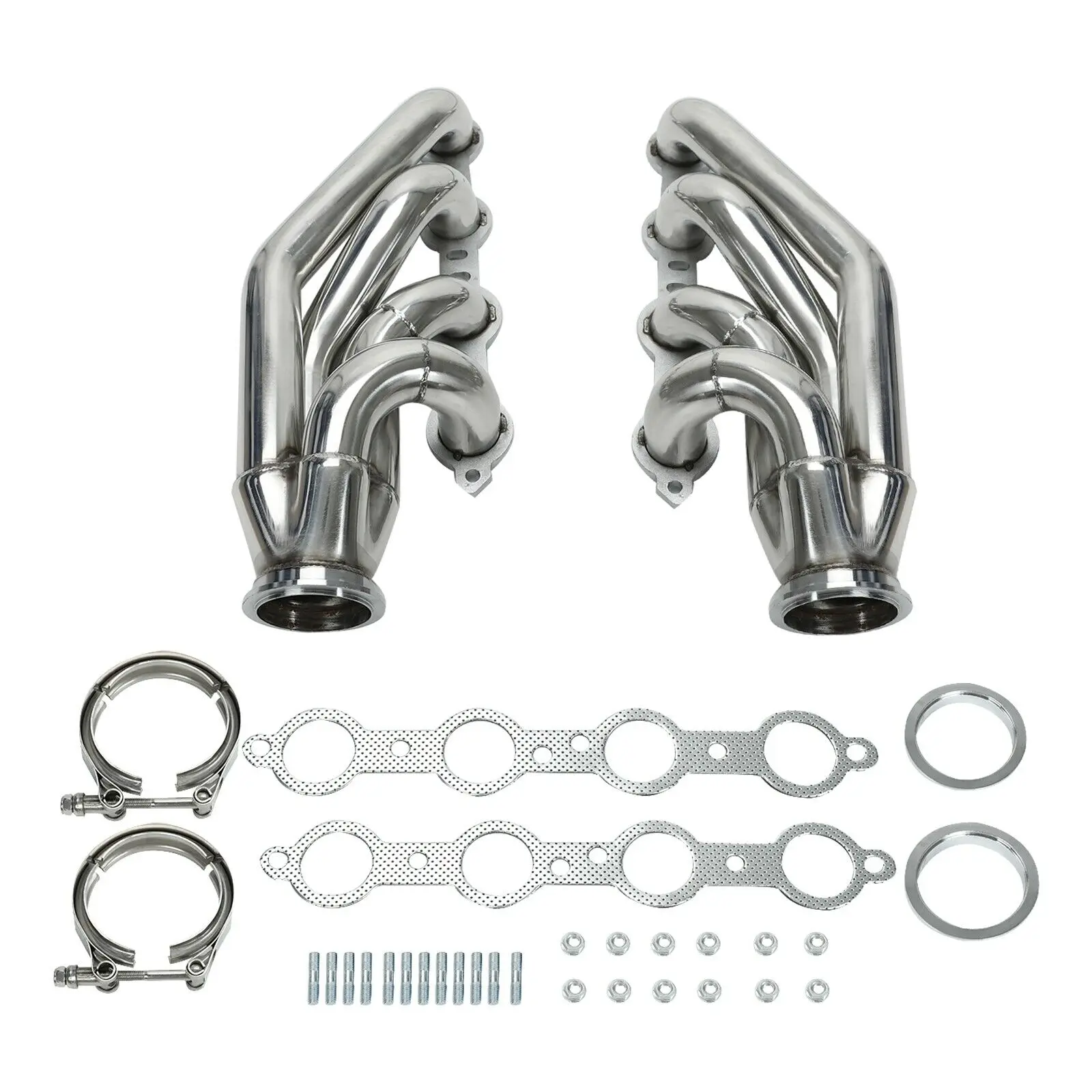 

High Quality LS Turbo Exhaust Headers For LSX, LS1, LS2, LS3, LS6 Forward Facing Up 1 3/4" Primaries