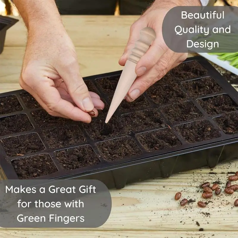 Садовый диббер для сада инструмент семян дозатор копания посадки мелких