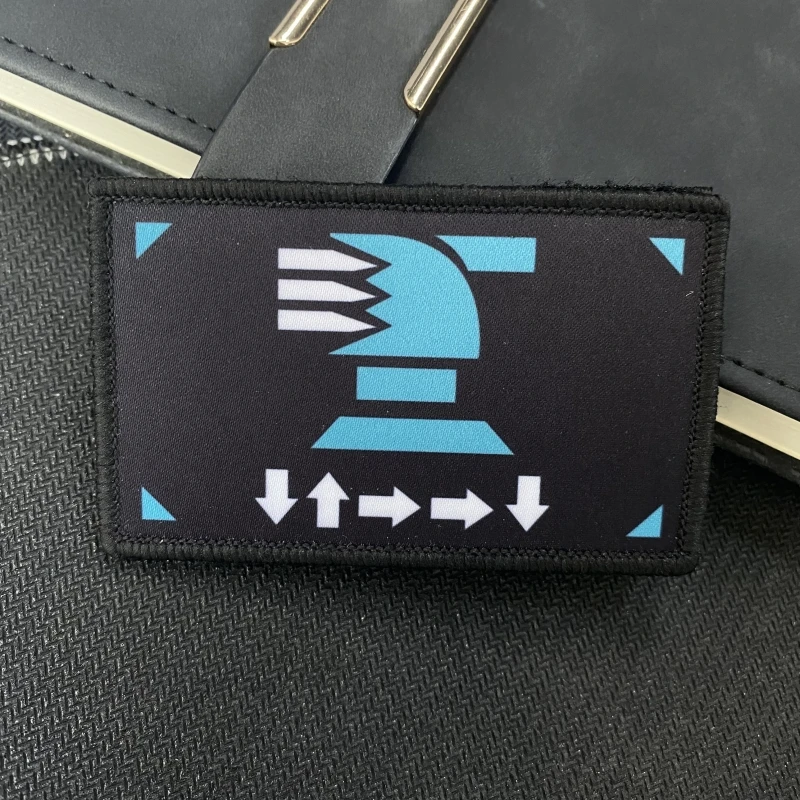 Значок для боевого духа Hell Diver 2 нашивки с вышивкой на руку одежды тактическая