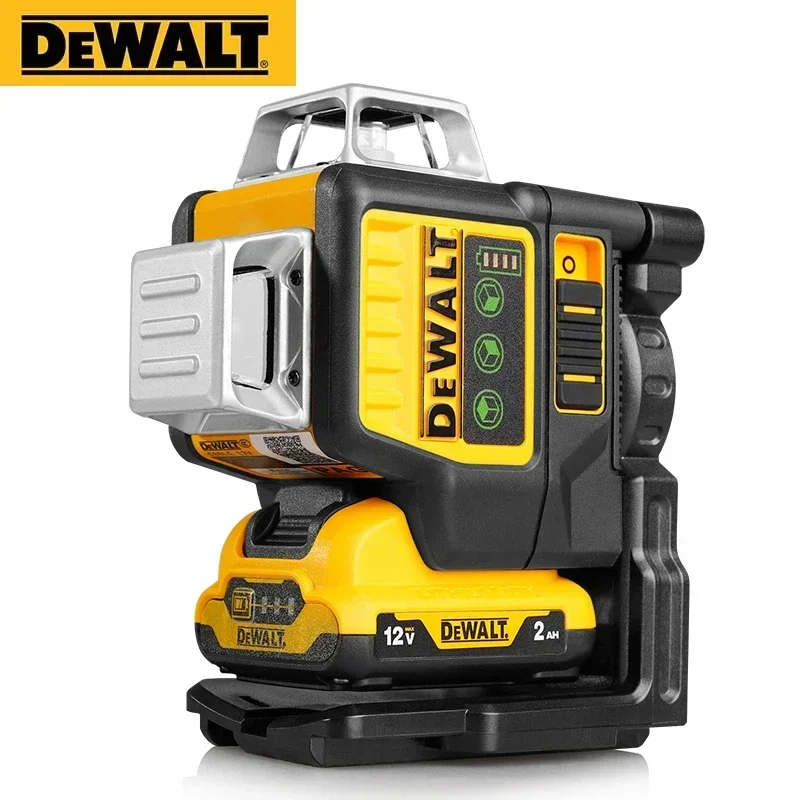 Фото Dewalt Новый DW089LG Зеленый Свет 12-линейные инструменты 360 градусов 12 В литиевая батарея вращающаяся самовыравнивающаяся вертикальная суперлучевая конструкция №1