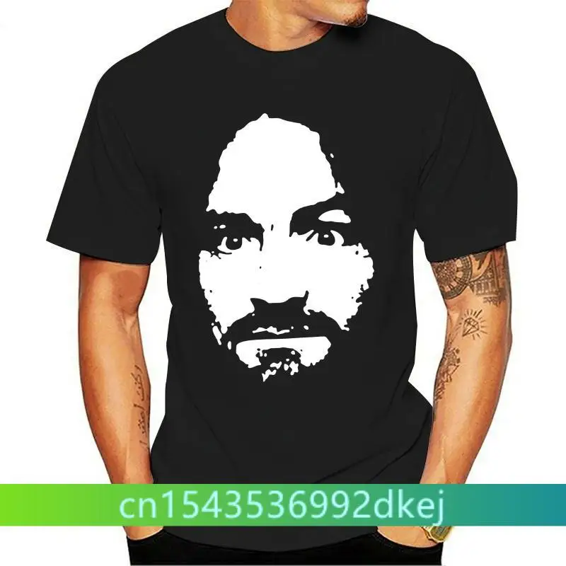

New Charles Manson MenT-Shirt size S-2XL 2019 New Fashion T shirt Brand Hip Hop Print Men Tee Shirt High Quality 100% Cotton