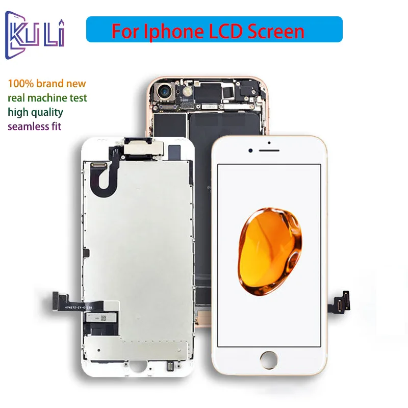 KULI для IPhone 6 6S 7 8 Plus сменный экран искусственный кристалл сенсорный монитор HD
