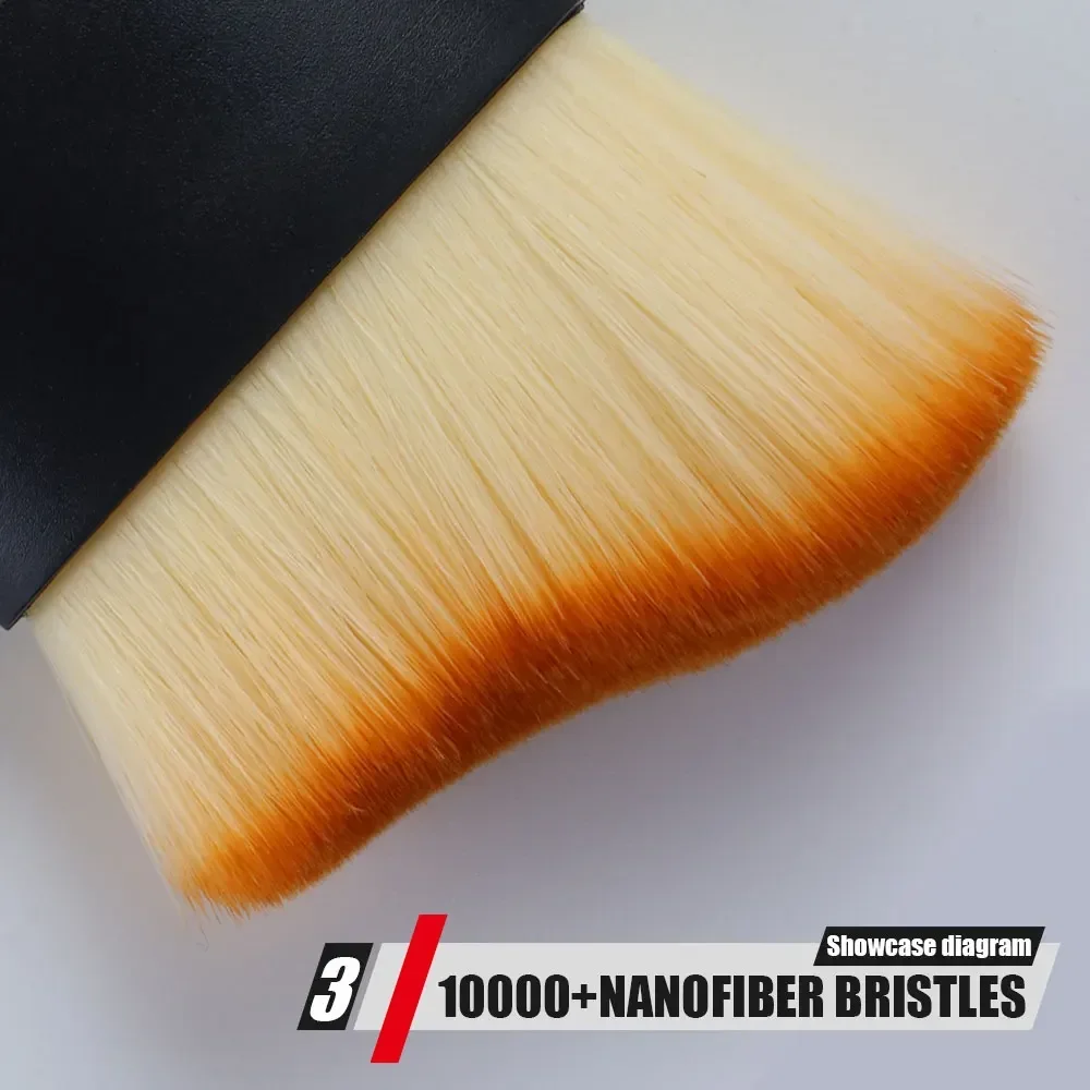 Средство для удаления пыли на приборной панели салона автомобиля мягкая щетка