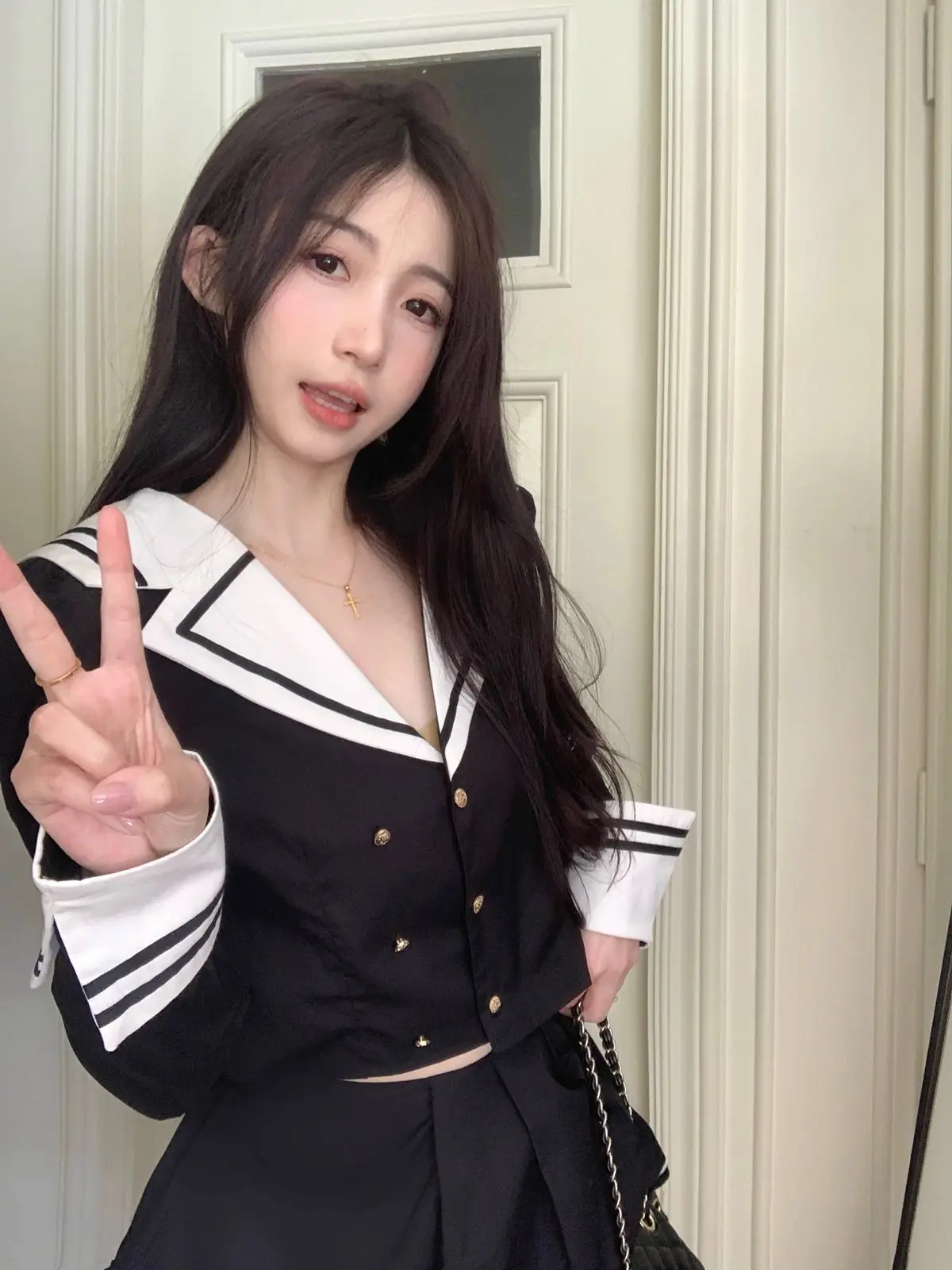 Осенний японский кавайный новый комплект из двух предметов женские милые