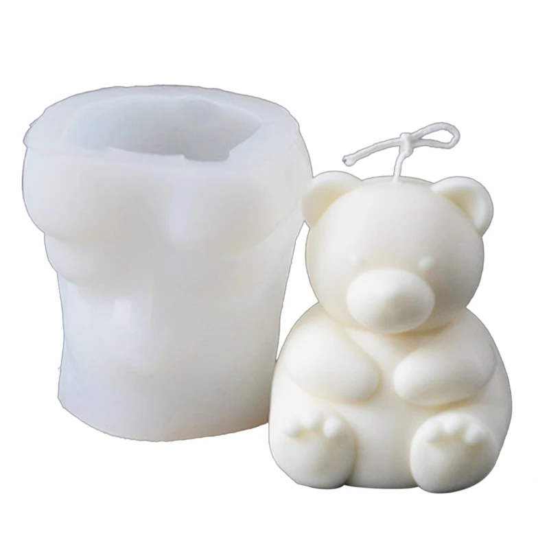 

Форма для мыла ручной работы R3MC из эпоксидной смолы, украшение медведя, форма для свечей для украшения мыла своими руками