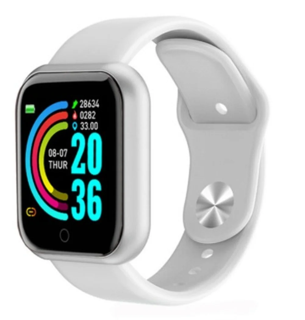 

Smart Watches Men Women Message Fitness Tracker Reminder 1.44 Inch Heart Rate Bracelet Pedometer Wearable Watch SmartWatch