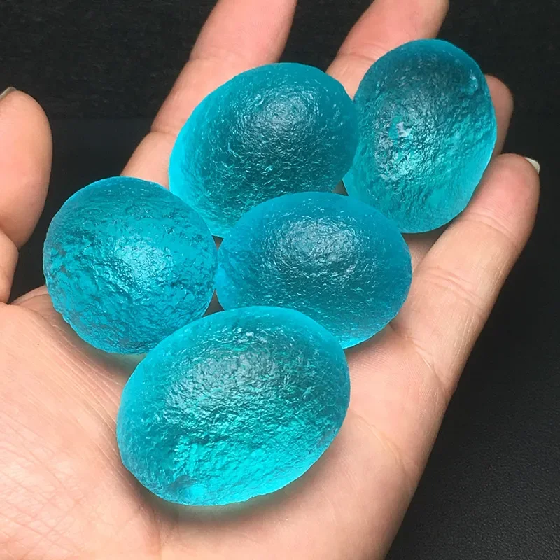 Синий метеорит кулон  Mjzbf