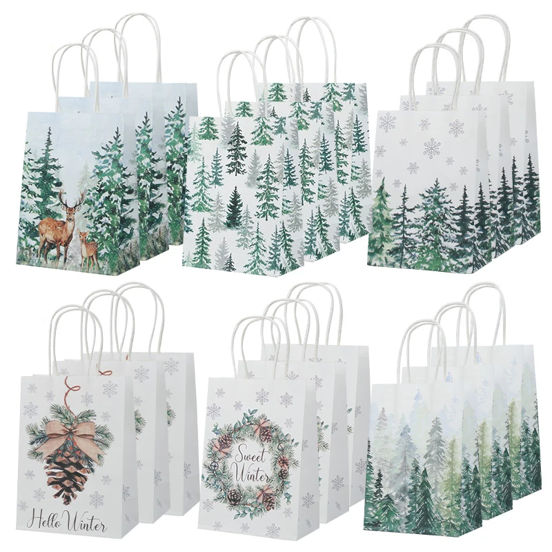 

Рождественские подарочные пакеты ZQNYCY 6/12/18 шт