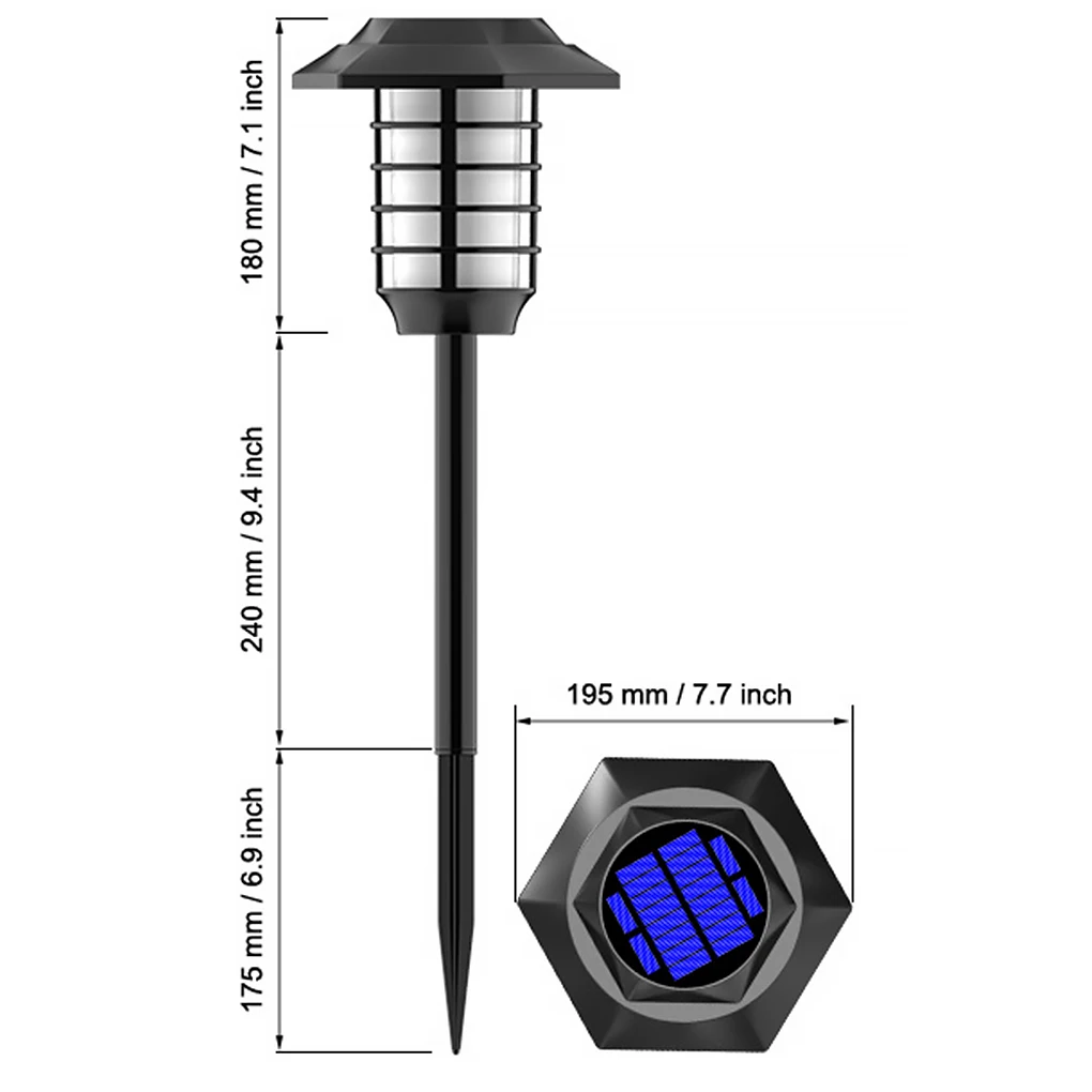

Outdoor LED Solar Lawn Flame Lamp Garden Courtyard Landscape Dynamic Lighting Light Decor Outdoor Spotlight Garden Decoration