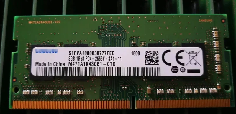 

RAM DDR4 8G 2667 1RX8 PC4-2666VM471A1K43CB1-CTD Notebook Memory Stick
