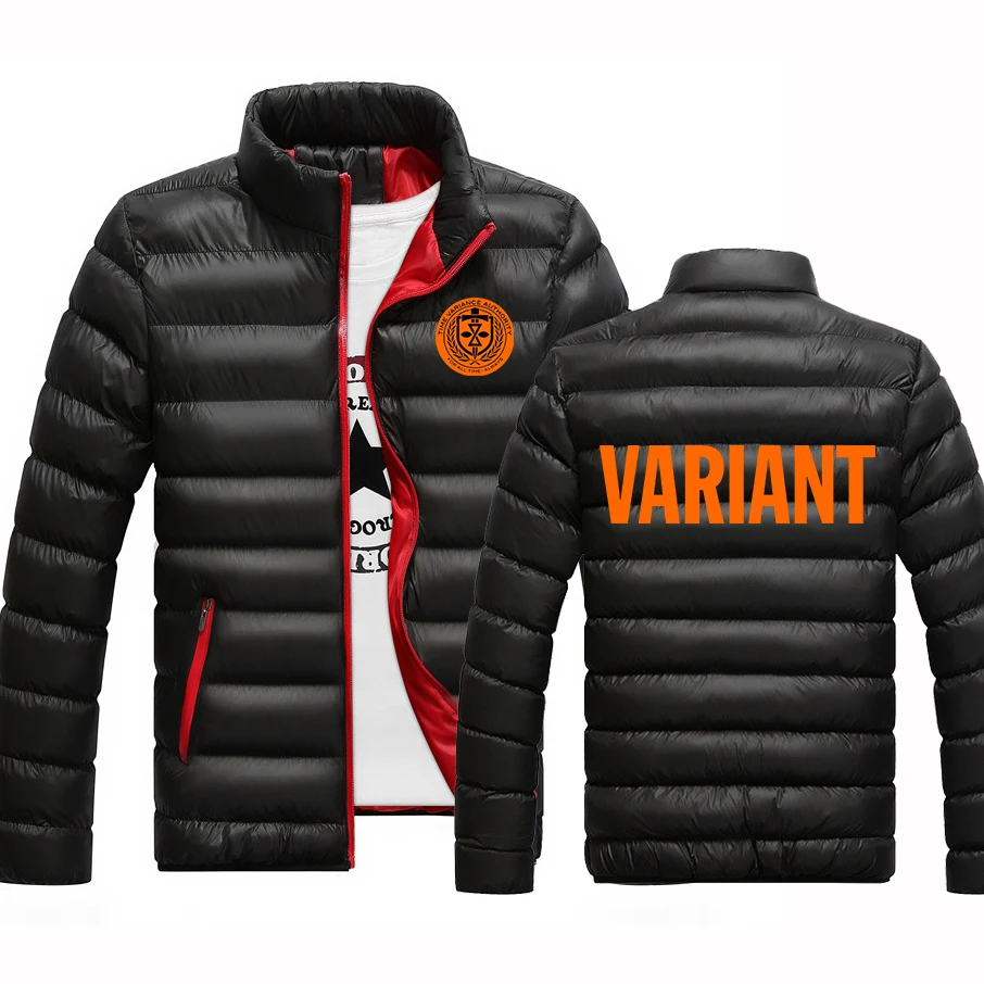 

2022 LOKI VARIANT Loki Team Warm Thick Men Winter Outwear Coats Solid Stand Collar Male Windbreak Cotton Tops
