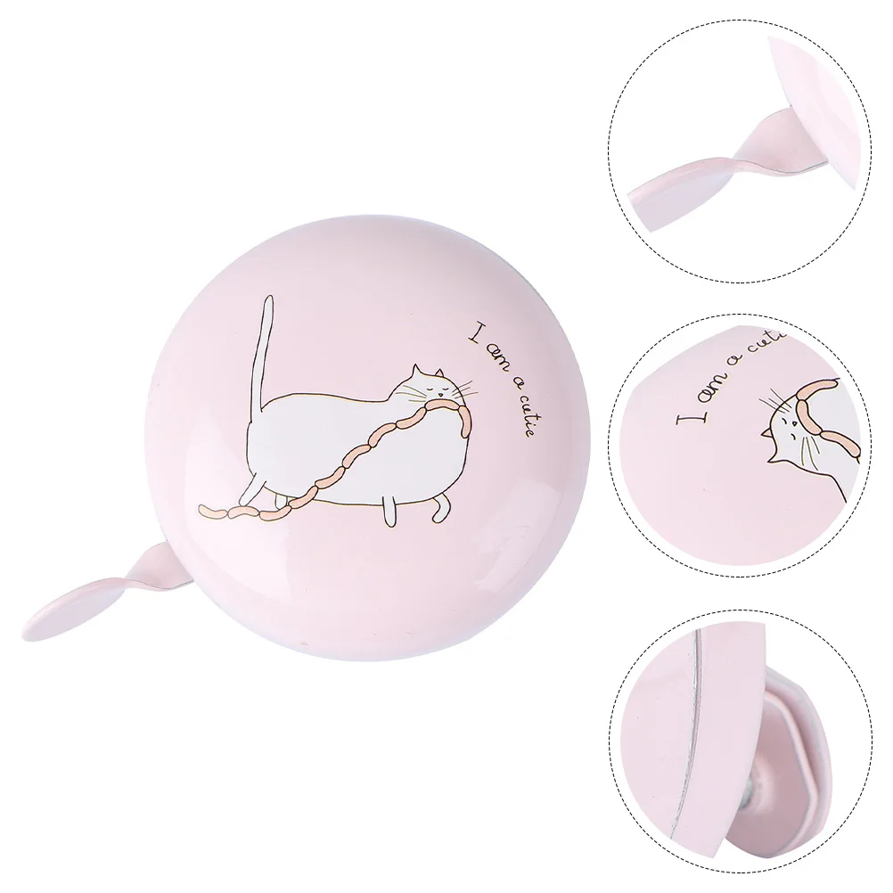 

Bike Bellkids Accessories Scooter Ringchildren Bells Toddler Printed Kitten Cycling Horn Girls Girl Adults Adult Tricycle